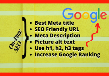 on page SEO that will boost your webpage Rankings