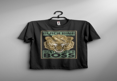 I will create enhanced, edge custom t shirt design