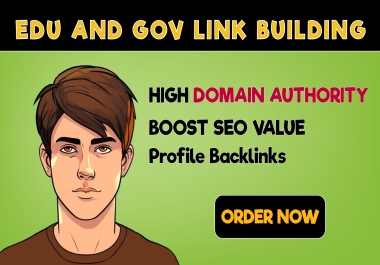 I will create 150 edu and gov profile backlinks to your website