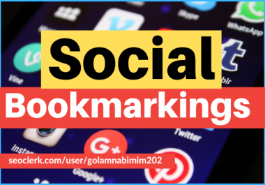 Get 30 high quality socialbookmarking