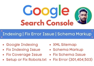 Fix Google Search Console Errors,  Indexing,  Robots txt,  XML Sitemap,  Schema Errors