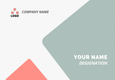 I will do creative & custom business card design.