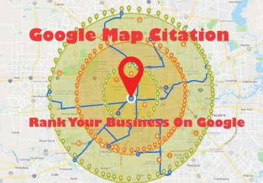 Create 500 google map point listing with local SEO