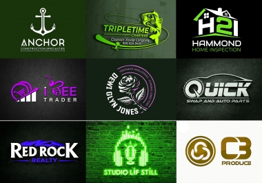 I will create modern creative trendy business logo design