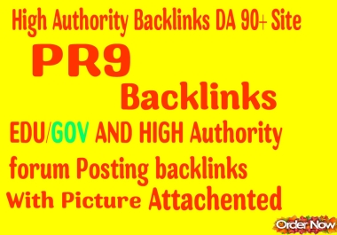 Exclusively 70 backlinks 40 PR9+20 EDU/GOV 90+DA Manual & Safe SEO For Boost Your Ranking