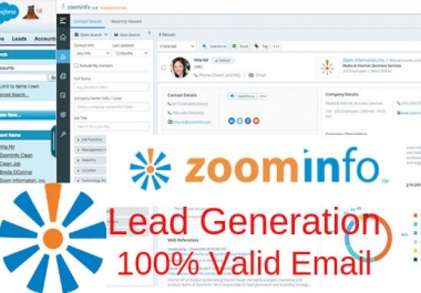 I will find targeted business email list, b2b lead generation