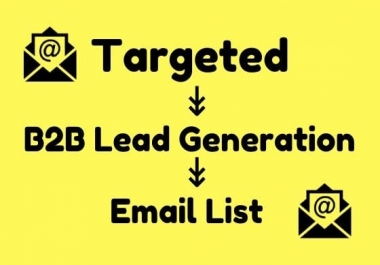 I will do 1500 b2b lead generation and build targeted email list