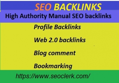 I Will Create High Authority 200 Manual SEO backlinks