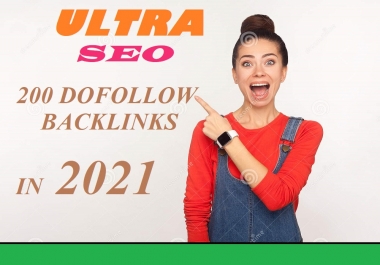 Powerful 200 SEO high quality dofollow backlinks