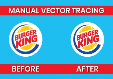 I will vector trace,  recreate your logo,  sketch or image,  convert image to vector