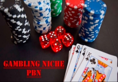 Build 200 HQ Dofollow DA 40+ Casino,  Judi,  Poker,  Gambling PBN Backlinks