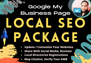 Local SEO Management 300 Manual Directory Listing along with GMB verify Map Citation Optimization