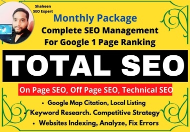 Do Total SEO Service by On Page SEO Keyword Research White Hat Method Manual Linkbuilding