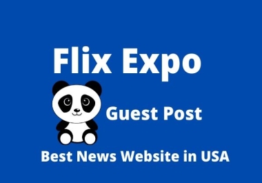 Post On Google News Approved site FlixExpo DA67 PA51 with DoF Backlink