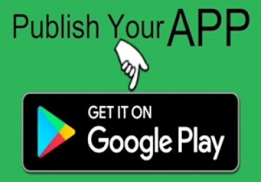 I will publish your android app on my Google Console Account in 2 Hours.