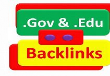 I will provide high da premium quality edu gov backlinks