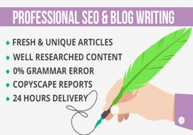 SEO article writing in 24 hours