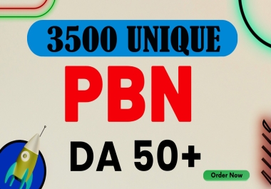 Skyrocket Your Rankings: 3500 Unique PBN DA50+ Sites Permanent Manual Backlinks