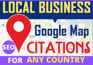 200 Manual Google Map Citations permanent must rank your website in local seo