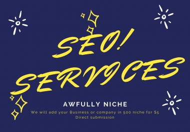 I will do 500 manually High-Quality Directory submission SEO Backlinks