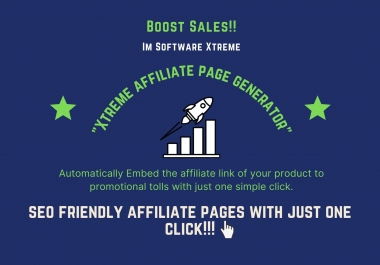 Build Xtreme Affiliate Pages And Grow Sales