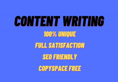 I will write 1500 words SEO friendly content for you.