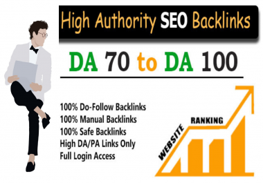 I will do High DA 50 Authority Seo Backlink