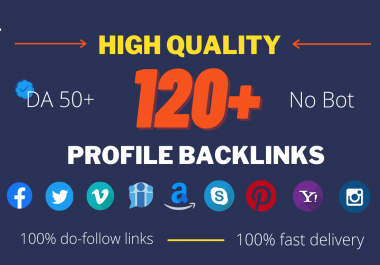 I will do high quality profile backlinks for web SEO