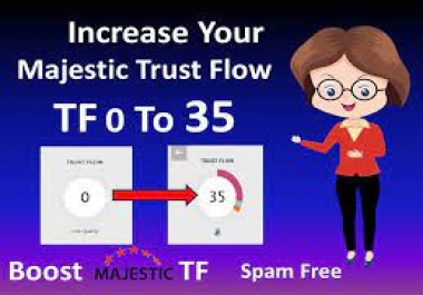 I Will Increase Your Website Majestic Trust Flow 35+