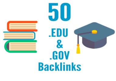 Provide 50 Edu & GOV high quality backlinks improves SEO in 2021