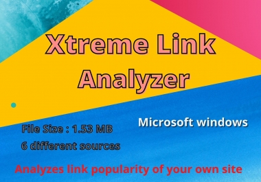 Xtreme link Analyzer link popularity of your own site