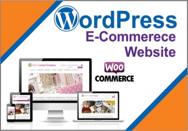 I will create ecommerce website and online store in wordpress