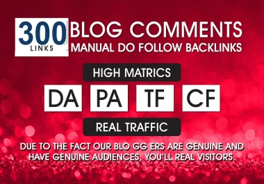 BUY 2 GET 1 FREE I will 500 Blog Comments Panda & Penguin Safe Backlinks High Quality