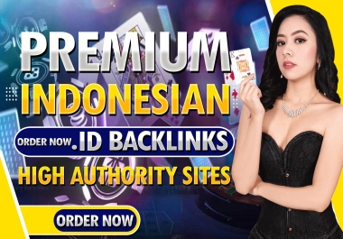 Create Handmade 10 indonesian .id Indo Contextual dofollow SEO Backlink