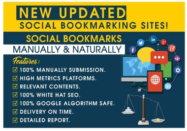 I will Do 400 bookmarking on high PR site for All type of website SEO with Google Top Ranking