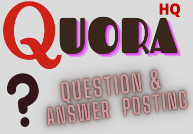 I will provide 30 Quora Answer for your Website