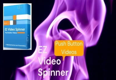 EZ Video Spinner Push Button Videos with Fifteen mp3 audio