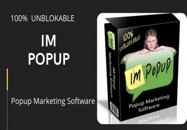 IM Popup 100 Unblockable Popup Marketing Software