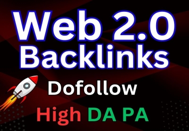 I will create 10 manual authority web 2.0 backlinks