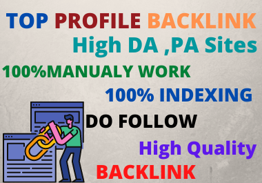 TOP 30 Profile Backlinks high authority website permanent backlinks
