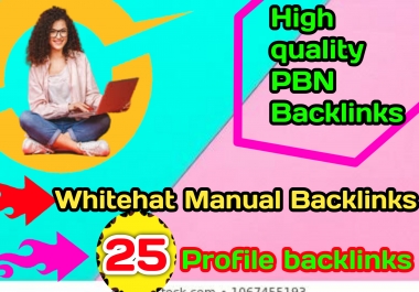 25 Profile Backlinks high authority website for permanent