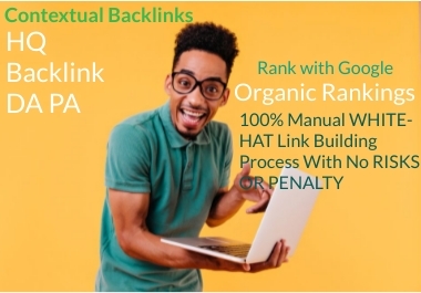 Create 200 Contextual banklink Advanced Ranking your site