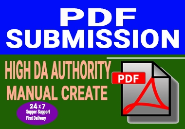 50 Manual PDF or Document Submission On Top Pdf sharing sites for google ranking