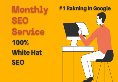 I will provide monthly SEO service for fast google ranking
