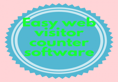 Easy web visitor counter software for web marketing