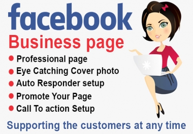 I will create and design facebook business page - Gold Facebook Business page