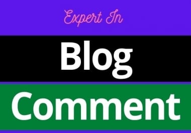 I will do 50 manual dofollow blog comment backlinks