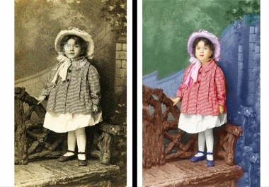 I can restore and retouch your old photo