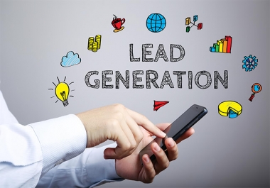 I will do b2b b2c leads generation business leads forex leads real estate leads
