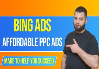 I will create your microsoft ppc bing ads campaign